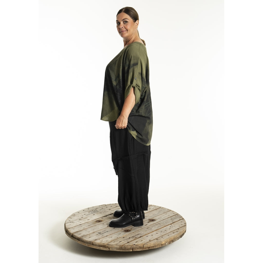 Gozzip Woman GKleo Oversized Blouse Oversize Blouse Olive