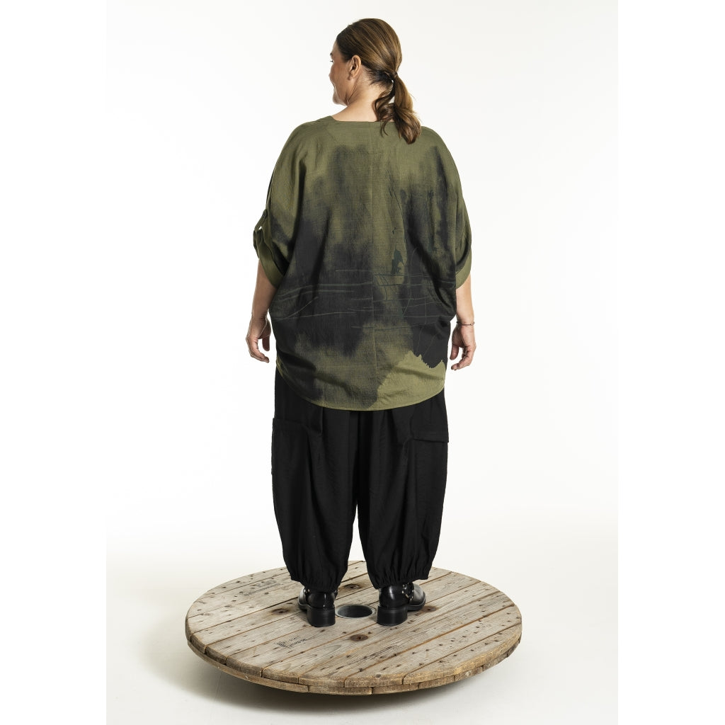 Gozzip Woman GKleo Oversized Blouse Oversize Blouse Olive