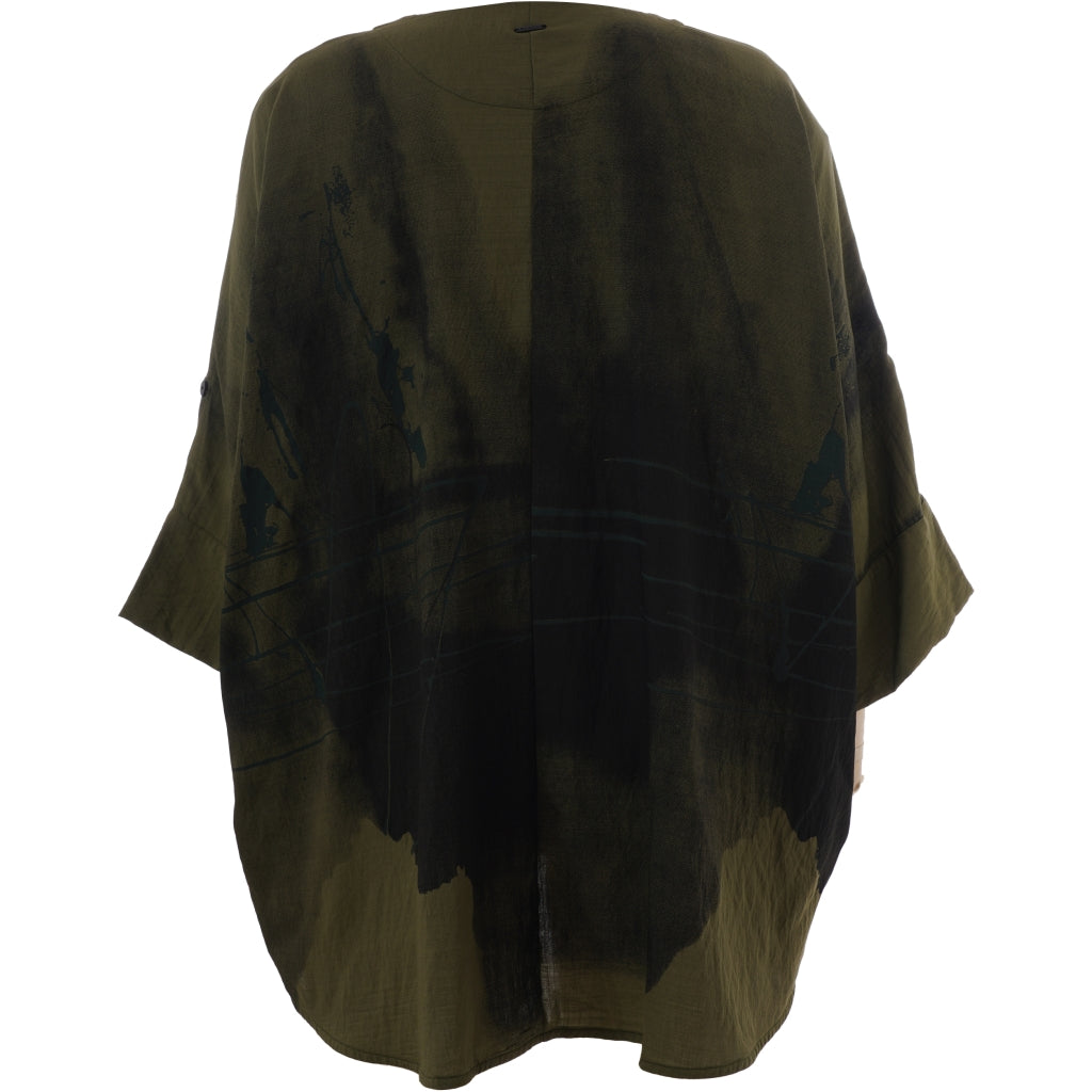 Gozzip Woman GKleo Oversized Blouse Oversize Blouse Olive