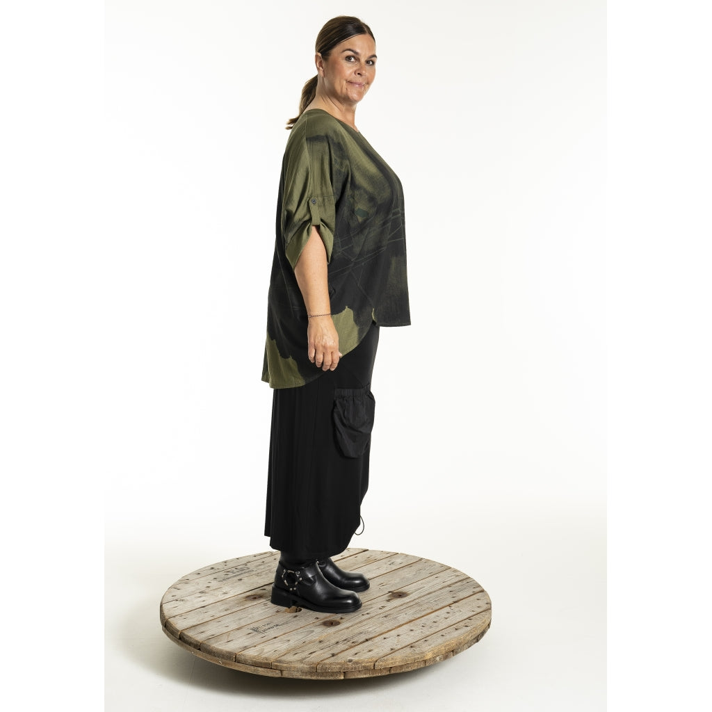 Gozzip Woman GKleo Oversized Blouse Oversize Blouse Olive