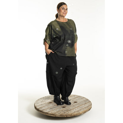 Gozzip Woman GKleo Oversized Blouse Oversize Blouse Olive