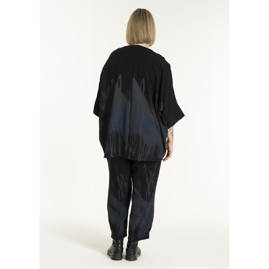 Gozzip Woman GKleo Oversized Blouse Oversize Blouse Black