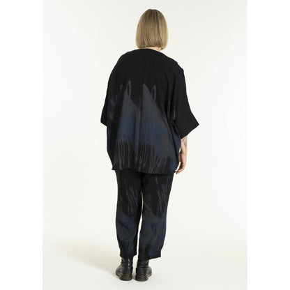 Gozzip Woman GKleo Oversized Blouse Oversize Blouse Black