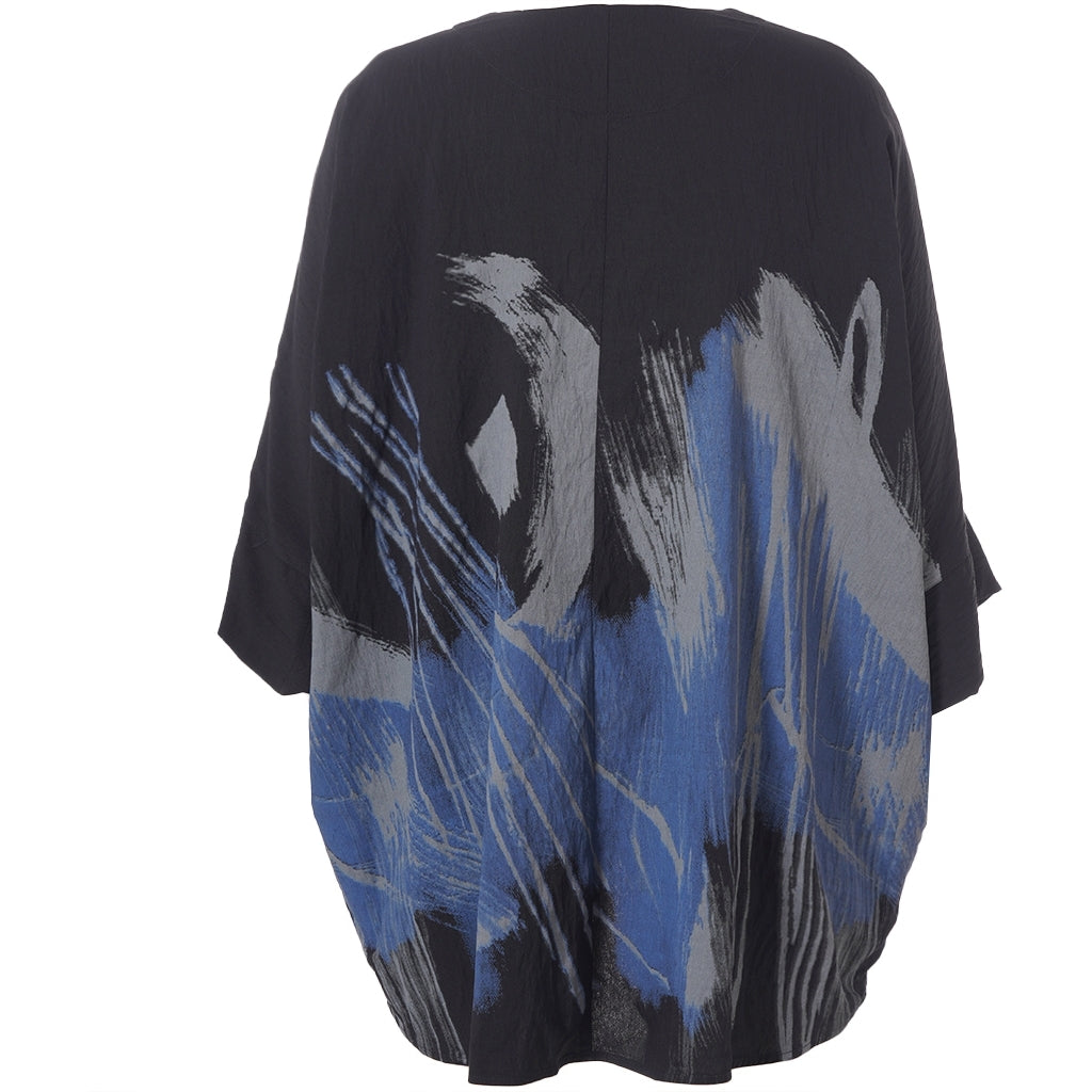 Gozzip Woman GKleo Oversized Blouse Oversize Blouse Black