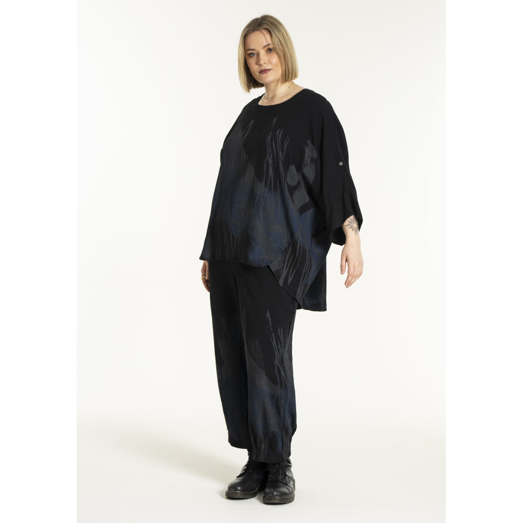 Gozzip Woman GKleo Oversized Blouse Oversize Blouse Black