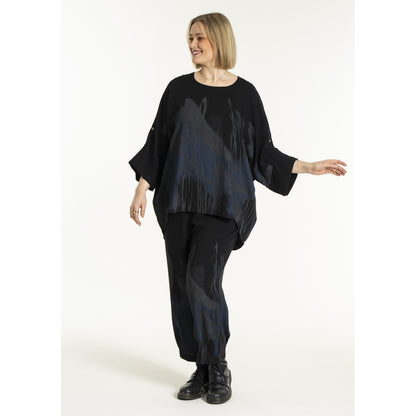Gozzip Woman GKleo Oversized Blouse Oversize Blouse Black