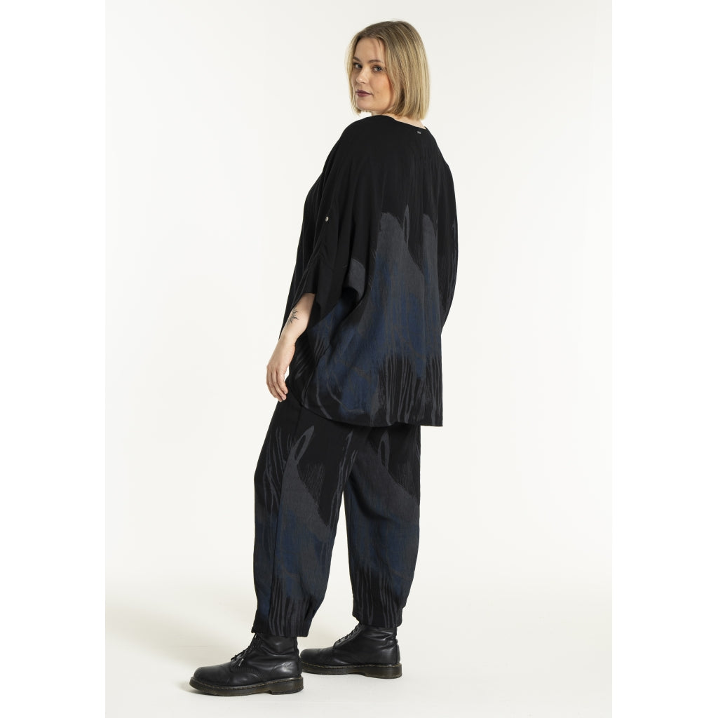 Gozzip Woman GKleo Oversized Blouse Oversize Blouse Black