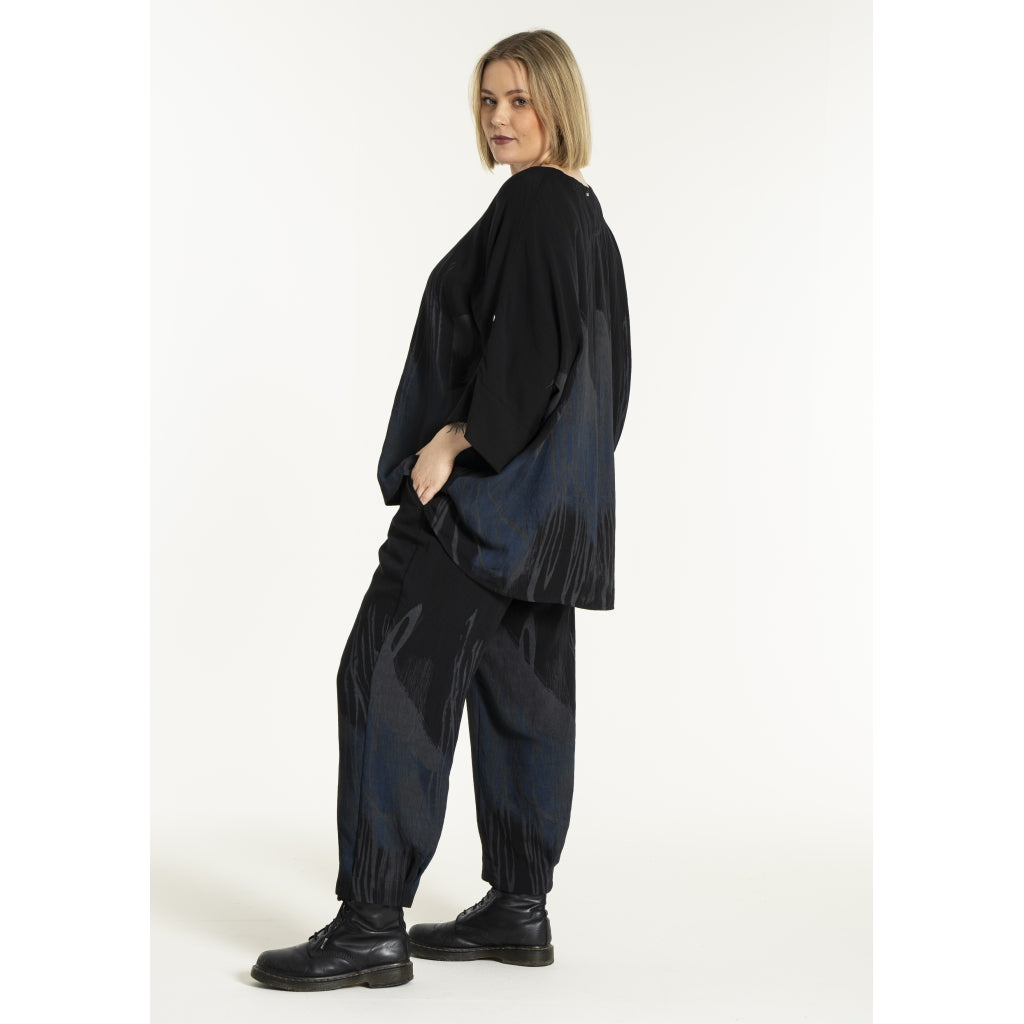 Gozzip Woman GKleo Oversized Blouse Oversize Blouse Black