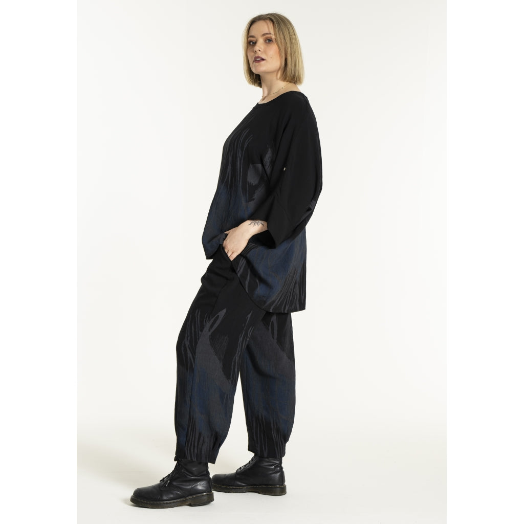 Gozzip Woman GKleo Oversized Blouse Oversize Blouse Black