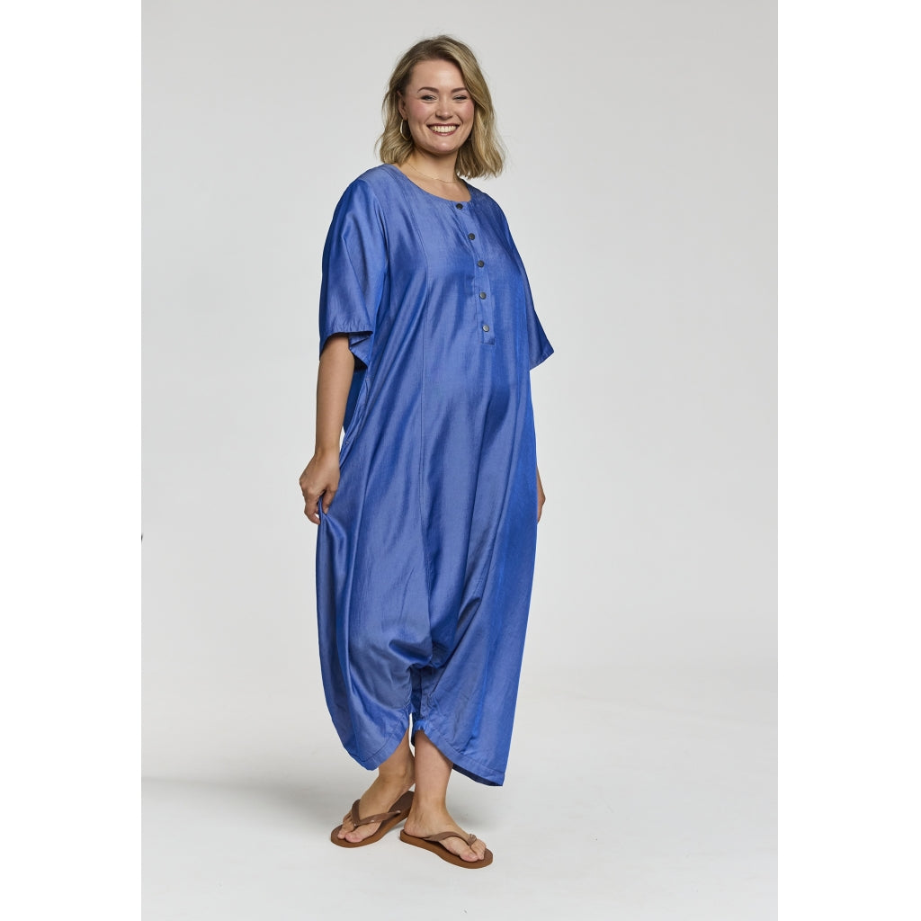 Gozzip Woman GLauren Jumpsuit Jumpsuit Blue denim look