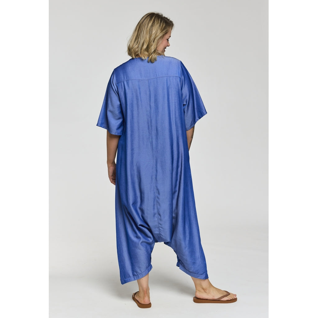 Gozzip Woman GLauren Jumpsuit Jumpsuit Blue denim look