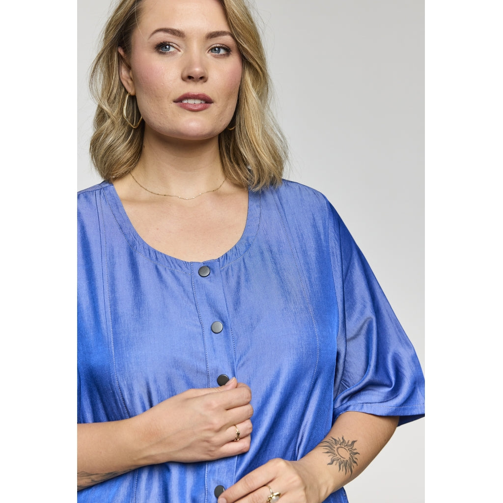 Gozzip Woman GLauren Jumpsuit Jumpsuit Blue denim look