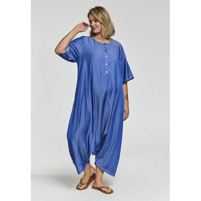 Gozzip Woman GLauren Jumpsuit Jumpsuit Blue denim look