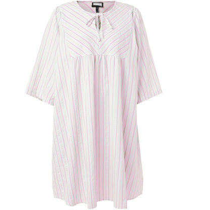 Gozzip Woman GLexi Short Dress Short dress White with pink stripe