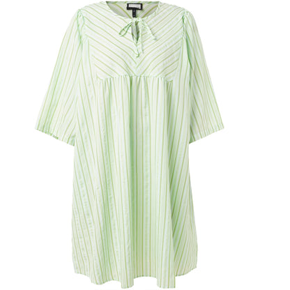 Gozzip Woman GLexi Short Dress Short dress white with green stripe