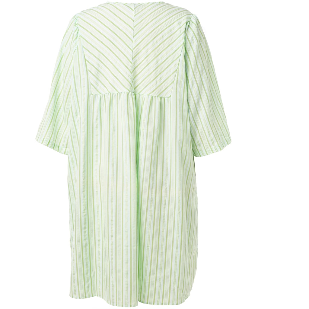 Gozzip Woman GLexi Short Dress Short dress white with green stripe