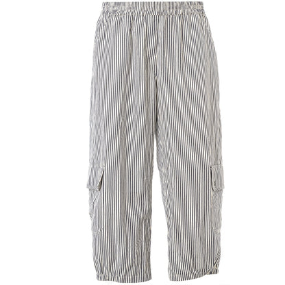 Gozzip Woman GLilli cargo pants Pants Blue/White stripe