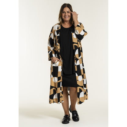 Gozzip Woman GLinette Long Cardigan Dress Long Cardigan Graphic print