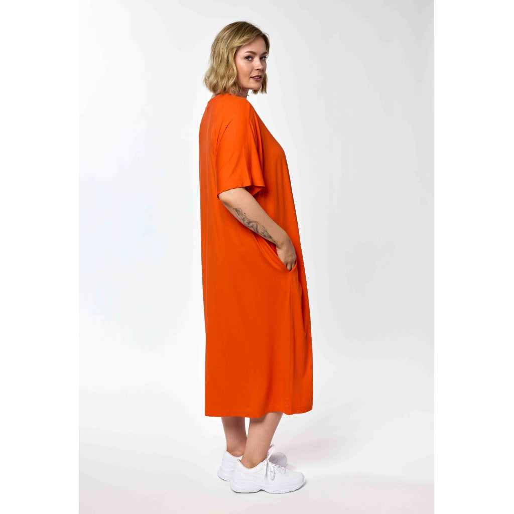 Gozzip Woman GLis Dress Dress Orange