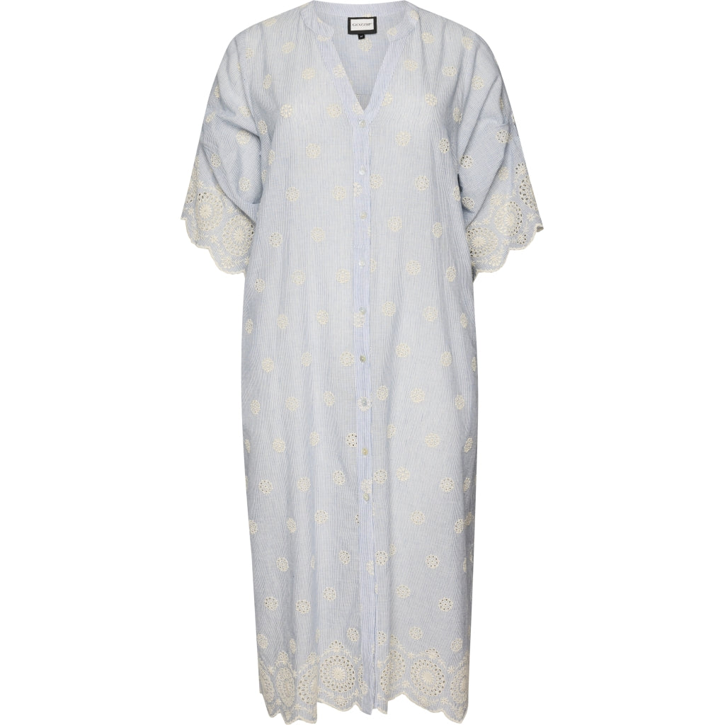 Gozzip Woman GLucia Dress Dress Blue/Off-White Strip