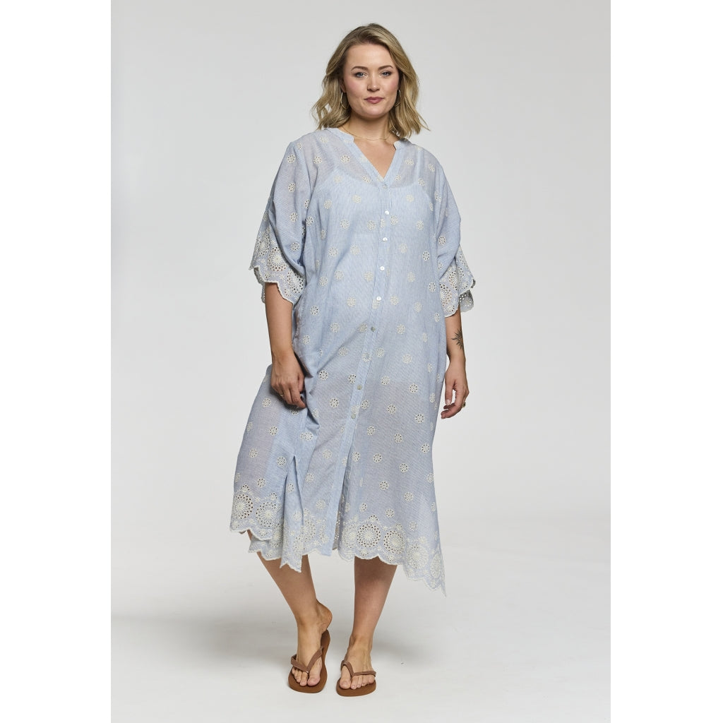 Gozzip Woman GLucia Dress Dress Blue/Off-White Strip
