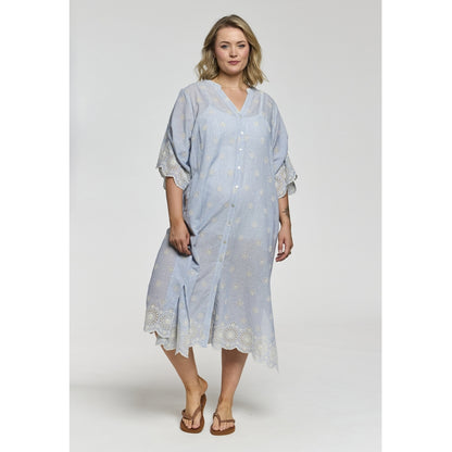 Gozzip Woman GLucia Dress Dress Blue/Off-White Strip