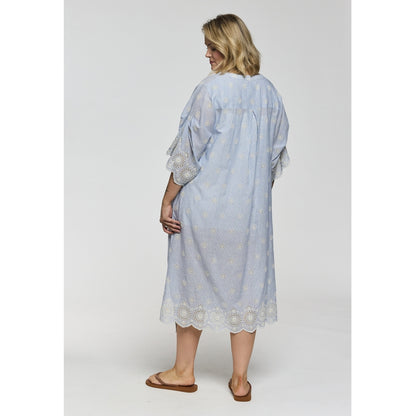 Gozzip Woman GLucia Dress Dress Blue/Off-White Strip