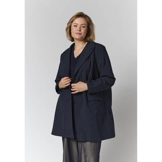 Gozzip Woman GLuisa Oversize Blazer Blazer Dark Navy