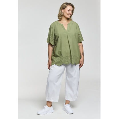 Gozzip Woman GLuna Blouse Blouse Sage Green