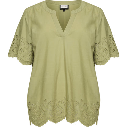 Gozzip Woman GLuna Blouse Blouse Sage Green