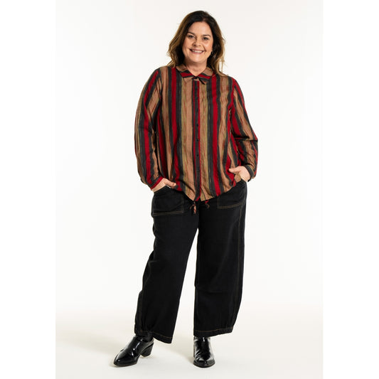 Gozzip Woman GMadison Shirt Shirt Multi colour stripes