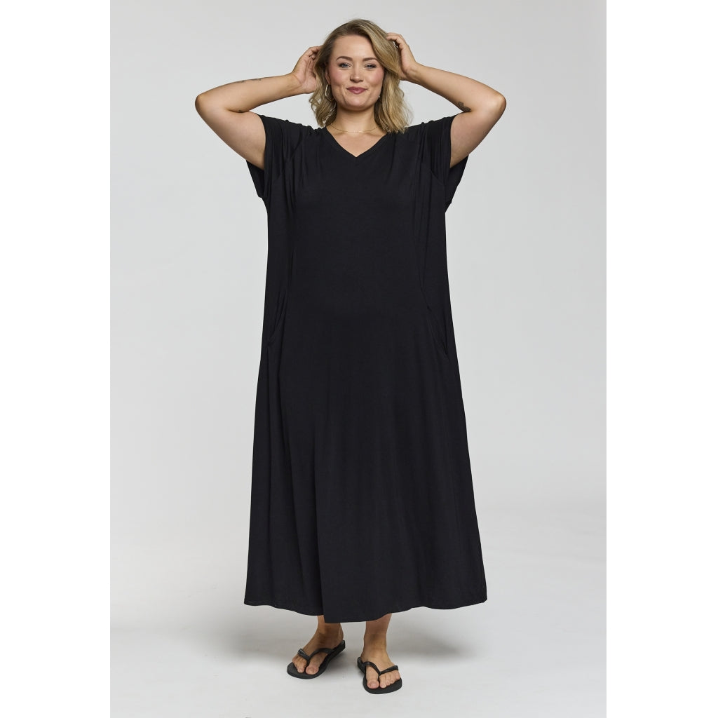 Gozzip Woman GMargit Long Dress Long Dress Black