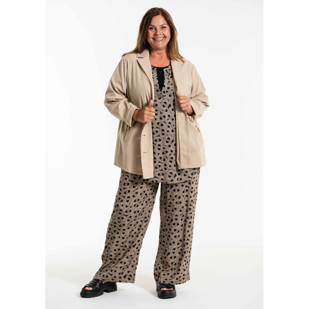 Gozzip Woman GMargrethe Loose Pants Loose Pant Sand