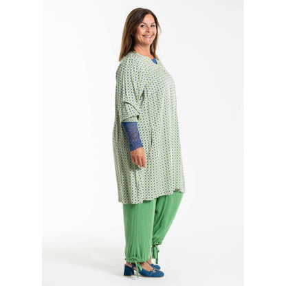 Gozzip Woman GMeta Tunic Tunic Lime Print