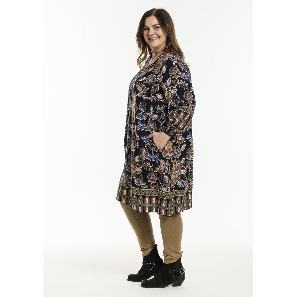 Gozzip Woman GMeta Tunic Tunic Border print