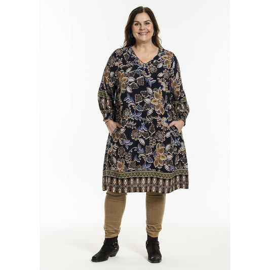 Gozzip Woman GMeta Tunic Tunic Border print