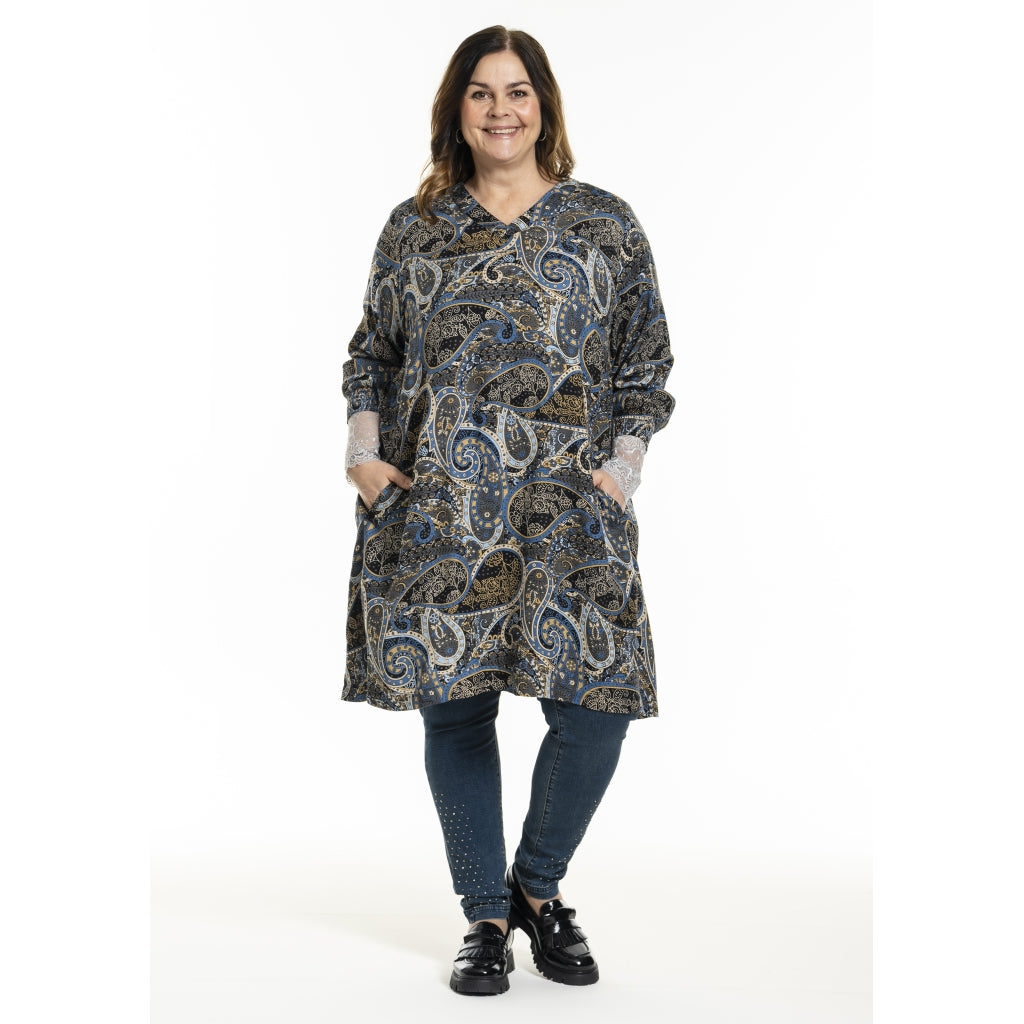 Gozzip Woman GMeta Tunic Tunic Paisley print