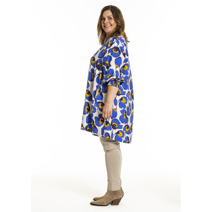 Gozzip Woman GMeta Tunic Tunic Blue print