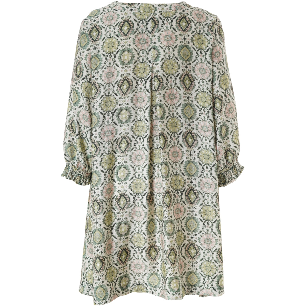 Gozzip Woman GMeta Tunic Tunic Green Print