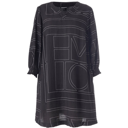 Gozzip Woman GMeta Tunic Tunic Black with white