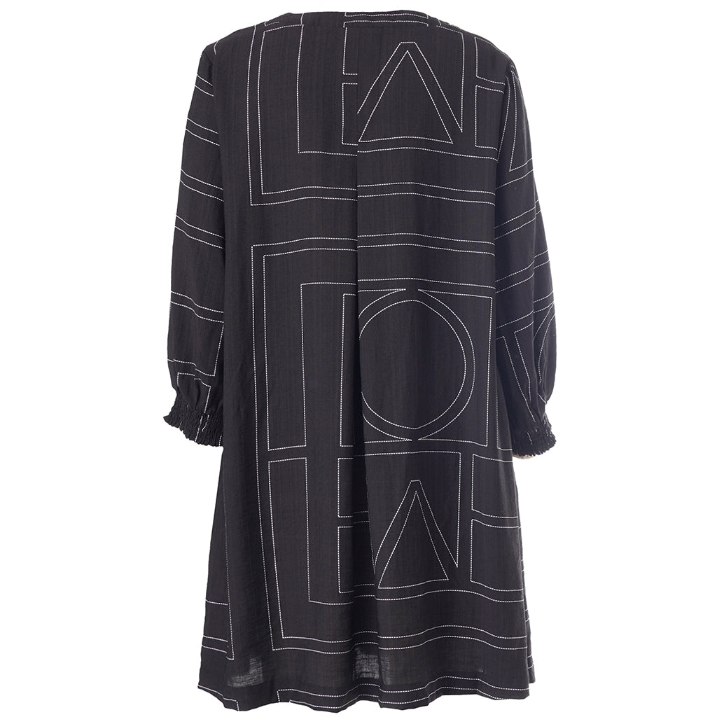 Gozzip Woman GMeta Tunic Tunic Black with white