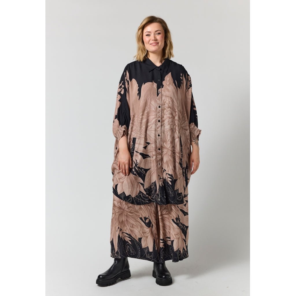 Gozzip Woman GMillie Wide Pants Pants Black with sand board