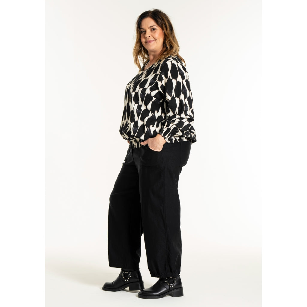 Gozzip Woman GMirabelle Blouse Blouse Black/Offwhite