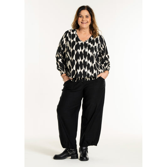 Gozzip Woman GMirabelle Blouse Blouse Black/Offwhite