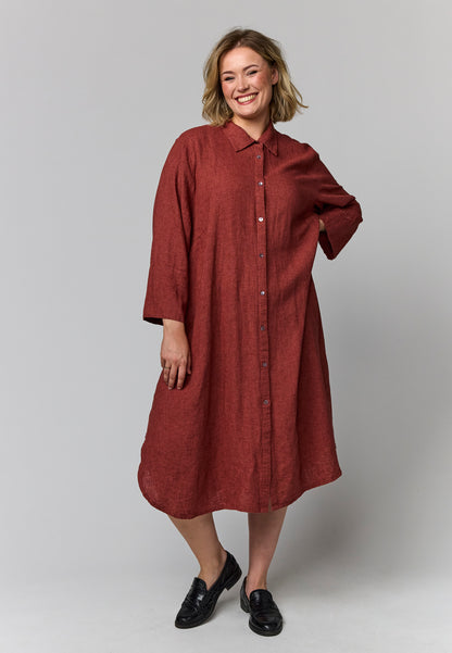 Gozzip Woman GMirella Shirt dress Shirt Dress Paprika
