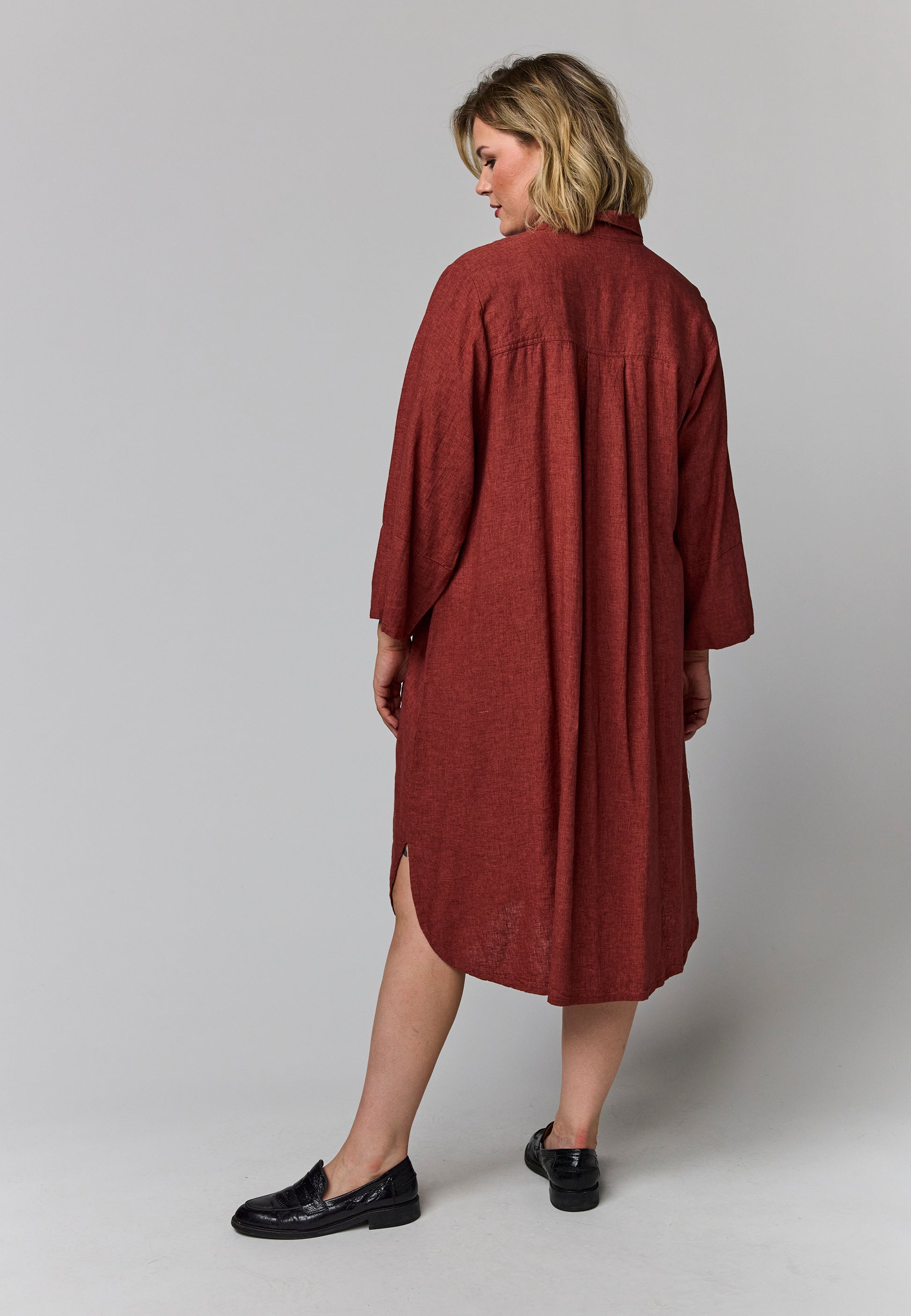Gozzip Woman GMirella Shirt dress Shirt Dress Paprika