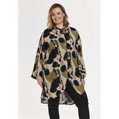 Gozzip Woman GMonna Shirt Tunic Shirt Tunic Beige/Black