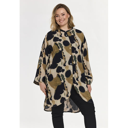 Gozzip Woman GMonna Shirt Tunic Shirt Tunic Beige/Black