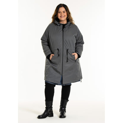 Gozzip Woman GOlivia Coat Coat Charcoal Grey