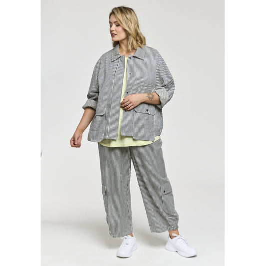 Gozzip Woman GPernille Jacket Jacket Blue/White stripe